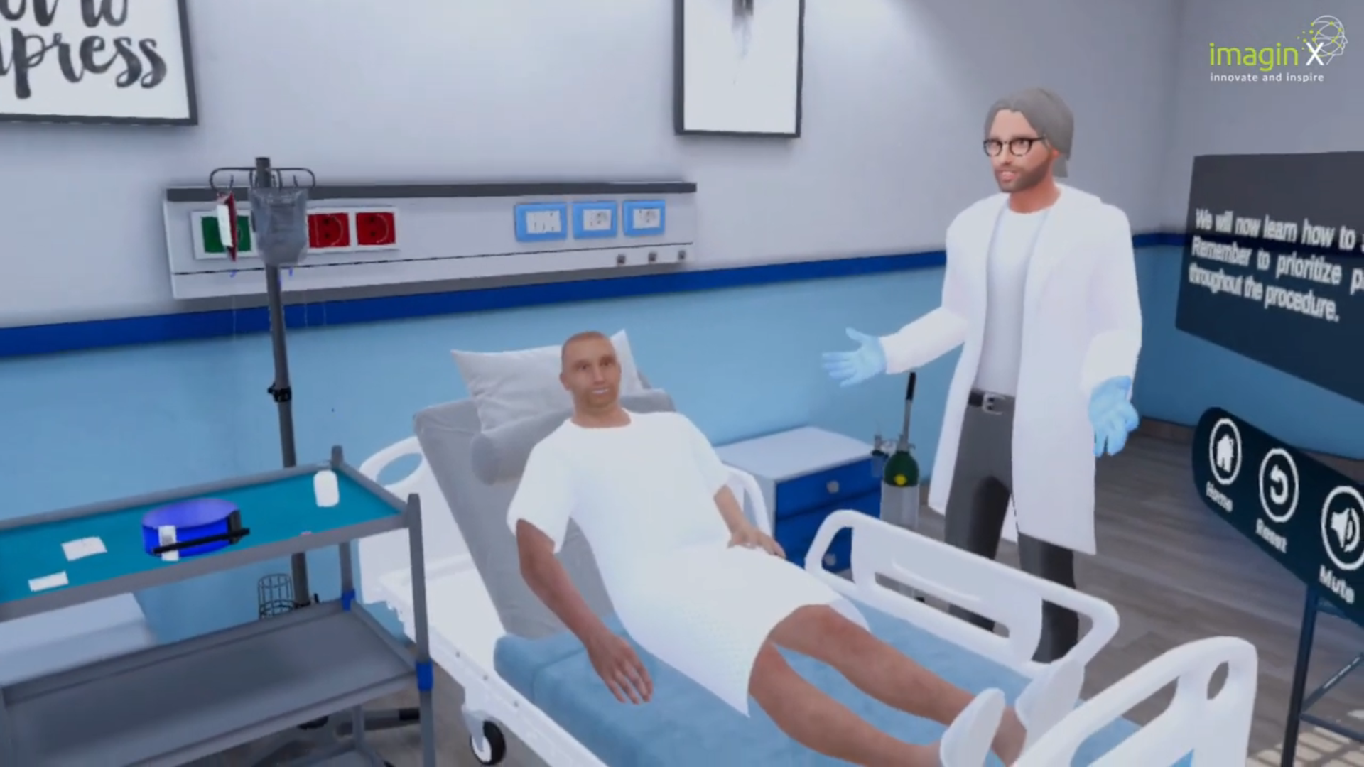 Nursing - IV insertion in XR