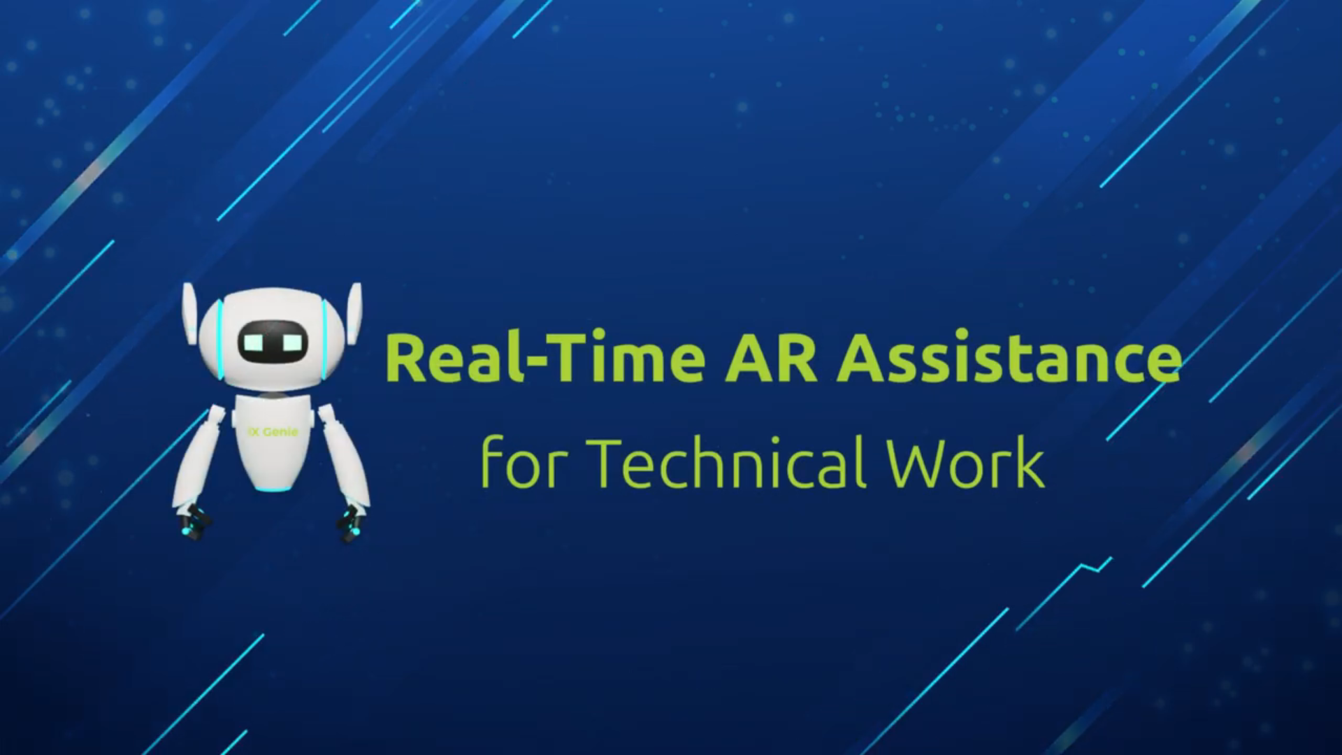 Realtime AR Assistance for technical work